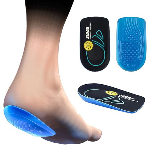 Sidas Heel Pad - Taloneras de gel, 2 unidades, CSEESSMSTAHELPAD, Azul, L/XL (42-46)