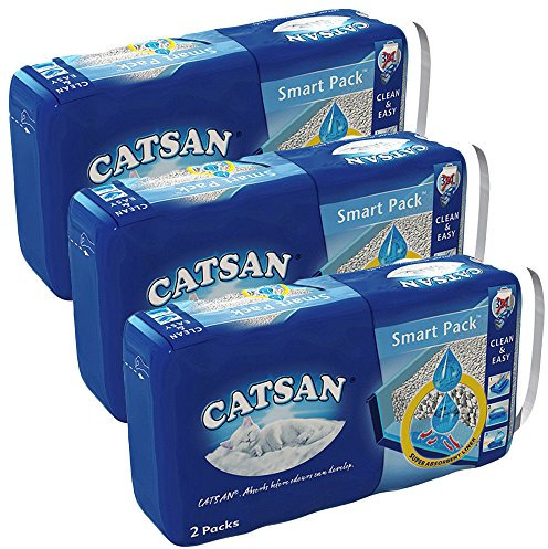 Catsan Smart Pack Cat Litter 6 Inlays Tray Liners Dust-Free