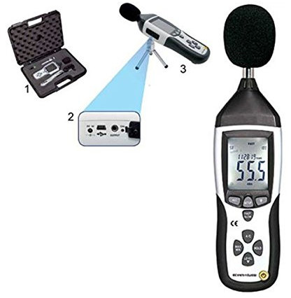 FONOMETRO PROFESSIONALE CON USB