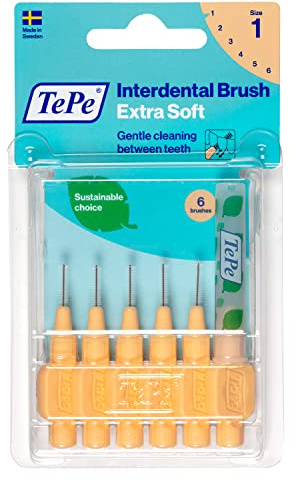 TePe Interdentalbürsten extra soft Size 1, 5 St. Interdentalbürsten