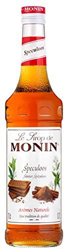 MONIN Premium Speculoos Syrup 700ml for Coffee and Cocktails. Vegan-Friendly, Allergen-Free, 100% Natural Flavours and Colourings.