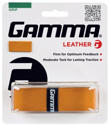 Gamma Tennis armband läder 1 brun bashandtagsband, S