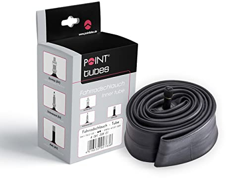 Point 8120001 - Cámara de Aire para Bicicleta, Talla 12,5 x 2 1/4