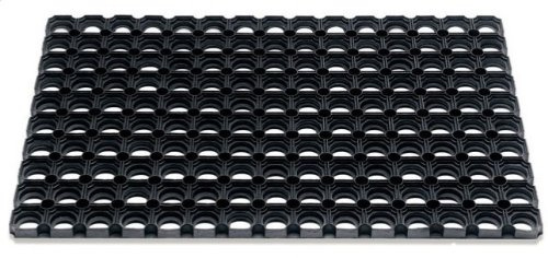 Vivol Caillebotis caoutchouc - Lot de 10 pièces 50x80cm