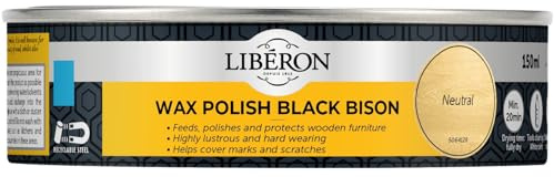 Liberon Black Bison Paste Wax, 150 ml, Neutral