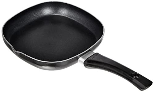 IBILI - Grill indubasic, 18 x 18 cms, Aluminio, Antiadherente, Apto para induccion