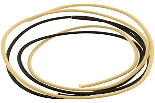 Allparts GW Brown Vintage Style Pickup Cable Black/White