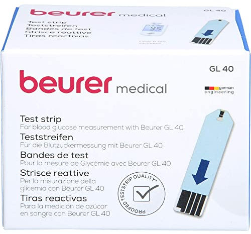 Beurer Gl40 Blutzuckerteststreifen 50 stk