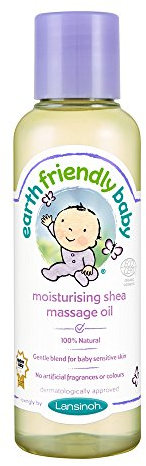 Earth Friendly Baby Moisturising Shea Massage Oil,Transparent