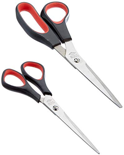 WEDO Linkshänder - Scheren - Set 16,0 cm / 21,0 cm Universal Linkshänderschere - rostfreier Edelstahl