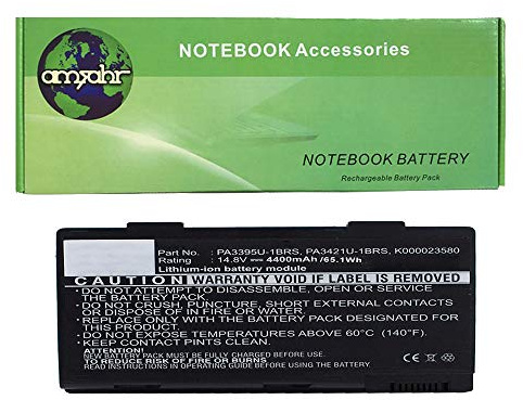 Amsahr 4400mAh 8 Cell Replacement Battery for Toshiba 3395U, M35X-S149, M40X-141, M30X-129, M35X-S1491, M40X-185