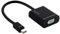 Leitz Adaptateur Mini Display Port vers VGA, 15 cm, Noir, 63090095