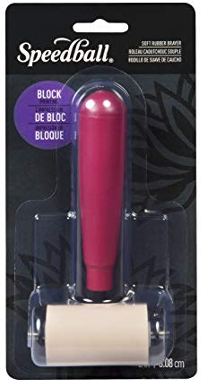 Speedball Art Products Rodillo para entintar, Goma Suave