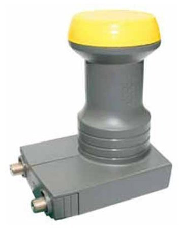 Humax LNB 151 - Low Noise Block convertisseurs abaisseurs de fréquence (LNB) (4 cm, Noir, Jaune)