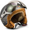 Soxon® SP-325 Plus „Titanium“ · Jet-Helm · Motorrad-Helm Roller-Helm Scooter-Helm Moped Mofa-Helm Chopper Retro Vespa Vintage Pilot Biker Damen · ECE 22.05 Visier Schnellverschluss Tasche XS (53-54cm)