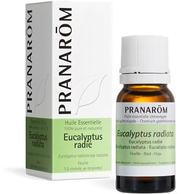 PRANARÔM - Eucalyptus Radié BIO - Huile Essentielle Chémotypée - Voies Respiratoires - 100% Pure Et Naturelle - HECT - 10 ml