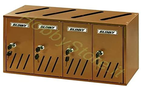 CASELLARI POSTALI BLINKY ALU RAMATO K4 4-BOX