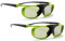 2X Hi-Shock Lime Heaven DLP Link 3D Brille für DLP 3D Projektoren/Beamer | Kompatibel mit Acer, BenQ, Viewsonic, Optoma, LG | 96-200Hz, 32g, USB wiederaufladbar
