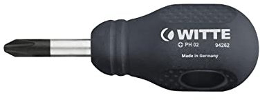 WITTE 95351 - Destornillador de carrocero Pozidriv MAXX (PZ1x25)