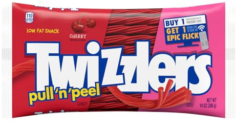 Twizzlers Cherry 396g Pull n Peel Cherry Twizzlers