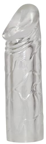 You2Toys Penis-Sleeve Mega Dick - luststeigernde Penis-Manschette für Männer, mit Reiz-Äderung, ideal zur Stimulierung der Frau, transparent