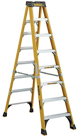 DeWalt 500lb Rated FG Stepladder 8' DXL3810-08