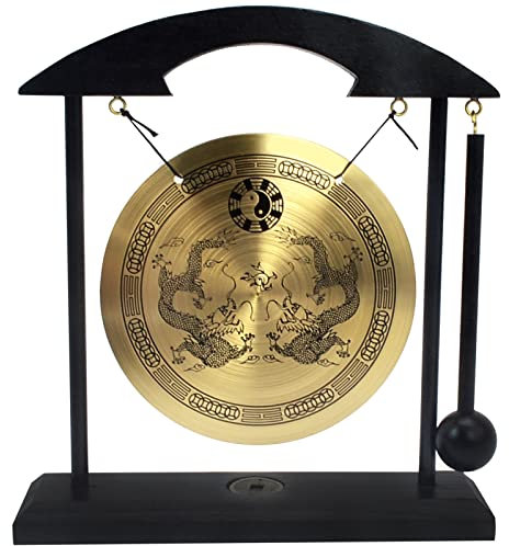 juanxian Zen Art Brass Feng Shui Desktop Gong (H1302)