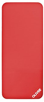 Oliver Yogamatte faltbar – Rutschfeste Reise Yoga Matte – Klappbare Fitnessmatte für Training, Pilates, Gymnastik, Home Gym & Outdoor – 140 x 60 x 1 cm - rot