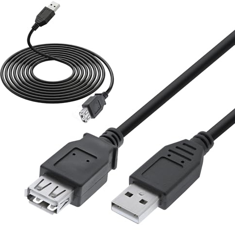 InLine 34603B USB 2.0 förlängning, kontakt/uttag, typ A, svart, 3 m