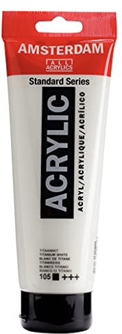 Amsterdam Standard Series Acrylic Tube 250 ml Titanium White 105 (17121050)