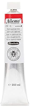 Schmincke – Norma® Professional - feinste Künstler-Ölfarben, Kadmiumrot mix - 200 ml