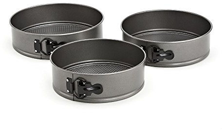 GoodCook Everyday Nonstick Steel 3pc Springform Set, 8.5, 9.5, 10.25, Gray