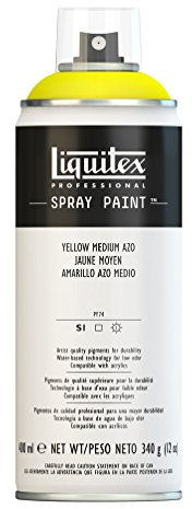 Liquitex Professional Spray Paint 400 ml, Yellow Medium Azo