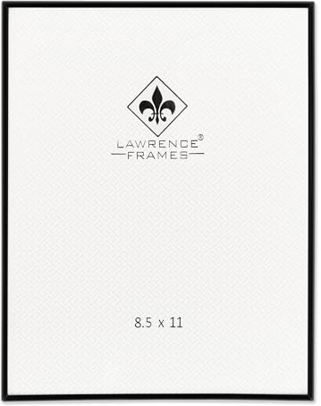 Lawrence Frames 8.5x11 Simply Black Picture Frame