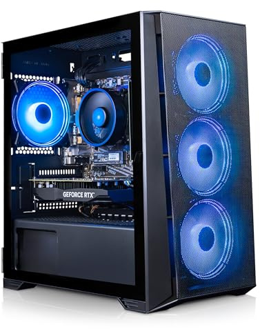 ADMI Gaming PC, AMD Ryzen 5 5500, NVIDIA RTX 3050 6GB GDDR6, 16GB DDR4, 1TB NVMe, X= Airflow RGB (Black), WiFi, Windows 11
