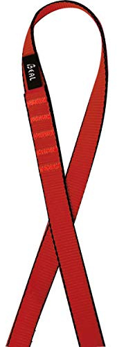 Beal Flachschlaufenband und Kordeln., Unisex, rot, 150cm