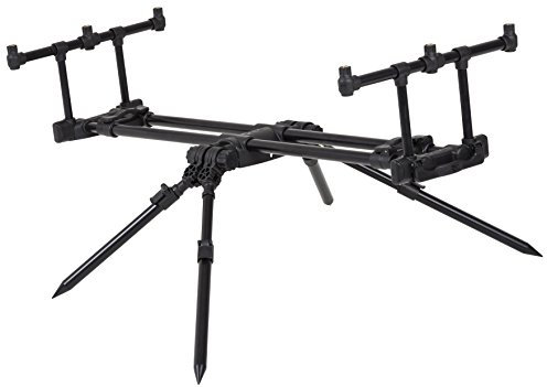 JRC Rod Pod Carpfishing Cocoon Quad-Pod 3-Rod Resistente Affidabile