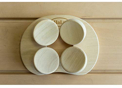 HaLu Massage Headrest/Pillow Abachi Wood