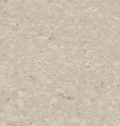 1 Paket (1,95m²) Korkboden zum klicken, Korkboden mit Trittschalldämmung, Korkfertigparkett, Korkklickboden gefärbt, Korkboden in creme, Korkfertigparkett eingefärbt und endversiegelt - Ara creme