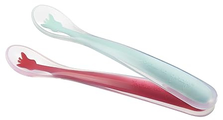 Sophie la Girafe - Lot 2 Cuillères Douces Silicone