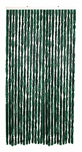 VERDELOOK | Tenda Ciniglia da Sole 100x220 cm, Verde, Fili: 23, Tenda per Insetti e Luce, per Porte