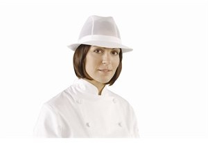 A214-S Trilby Hat, White