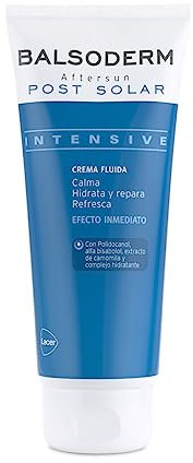 BALSODERM POST-SOLAR - Crema Intensive 200ml Reestablece el Equilibrio de la Piel, Hidrata y Repara Profundamente, Efecto Calmante y Balsámico, Acción Refescante y antirradicales libres.