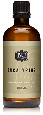 P&J Fragrance Oil - Eucalyptus Scented Candles, Soaps, Diffusers, and More - 100ml