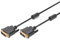 DIGITUS AK-320100-020-S 2.0m DVI(18+1) Male - DVI(18+1) Male DVI Connection Cable with Ferrite - Black