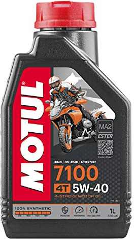 OLIO MOTORE 100% SINTETICO MOTUL 7100 ESTER 5W40 1 LITRO PER MOTO SCOOTER 4T