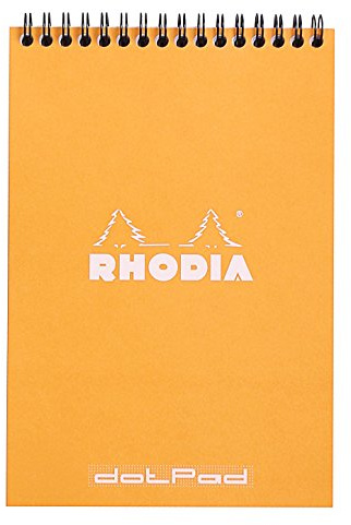 RHODIA 16503C - Notepad bloc-notes a Spirale (Rilegatura 14,8x21cm 80g/m²