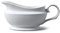 WM Bartleet & Sons 1750 T404 Salsiera tradizionale in porcellana, bianco, 500 ml