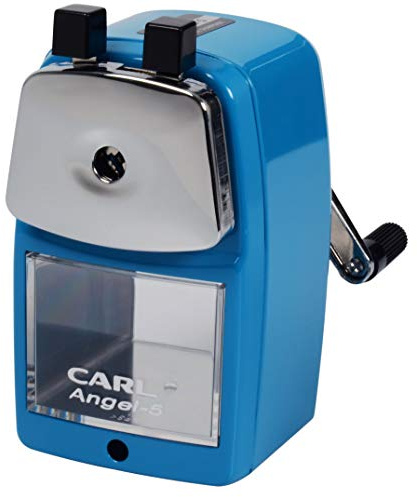 CARL Angel-5 Pencil Sharpener, Blue