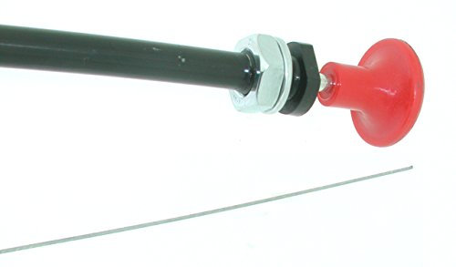 GREENSTAR - Câble Rigide Arrêt Moteur - Adaptable Pour Divers Moteurs - L 1200mm - Gaine 1000mm - Course 70mm